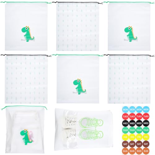 Woanger 8 Pcs Packing Cubes for Travel, Days of The Week Suitcase - Image 2