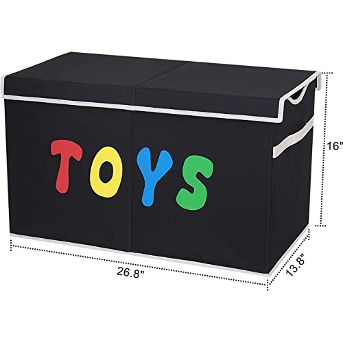 YOLOXO Toy Box Chest, Collapsible Sturdy Storage Bins with Lids - Image 5