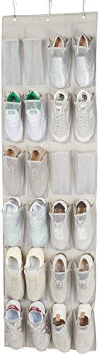 Amazon Basics 24 Medium Mesh Pocket Over-the-Door Hanging Shoe - Image 4