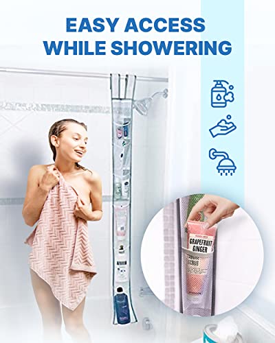 Skywin Hanging Mesh Shower Caddy, 7 Pockets, Quick D | All Products - Image 5
