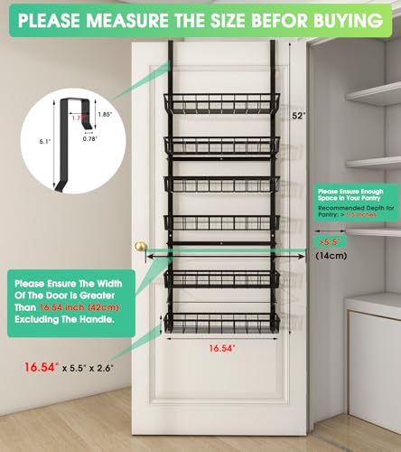 Mefirt Over The Door Pantry Organizer, Pantry Storag | All Products - Image 3