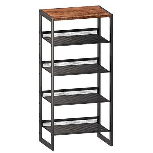 CHEMPFR Narrow 5-Tier Shoe Rack, Slim Space-Saving Shelf - Image 2