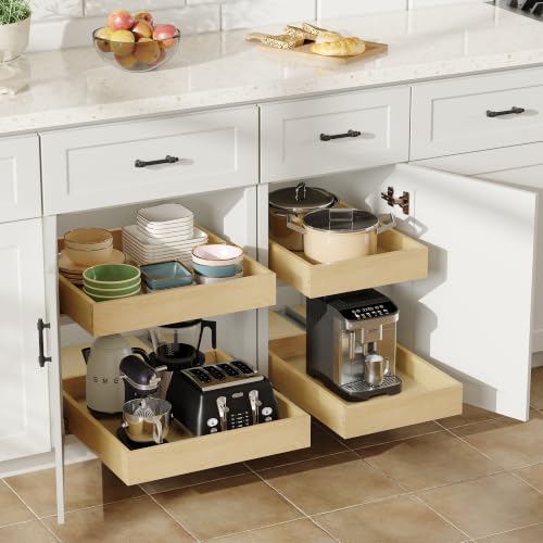Soft-Close Wooden Pull Out Drawers for Kitchen Cabinets - Image 3