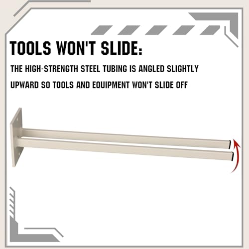 Zonon 2 Pcs Shovel Holder Wall Mount Tool Rack Heavy Duty - Image 5