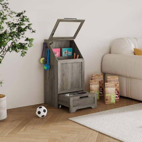 Dog Feeding Station Pet Feeding Station Dog Storage - Image 8