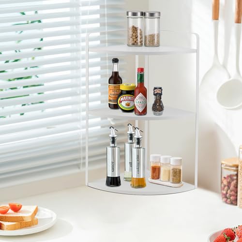 Corner Bathroom Counter Organizer, Vanity Counter Storage Shelf - Image 6
