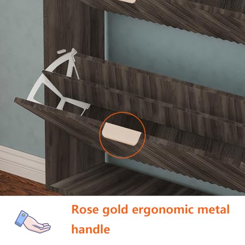 Shoe Cabinet Storage, Modern Freestanding Organizer | Home Organizatio - Image 6
