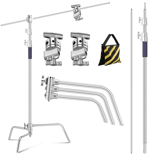 K&F CONCEPT Heavy Duty C Stand, 10.8ft - Image 2
