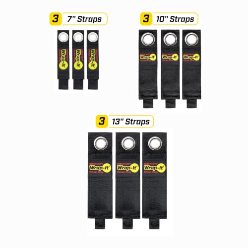 Heavy-Duty Wrap-It Storage Straps - Assorted 9-Pack - Image 4