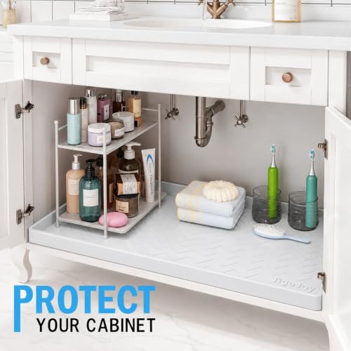 TigeJoy Under Sink Mats for Kitchen Waterproof 34" x 22" - Image 7