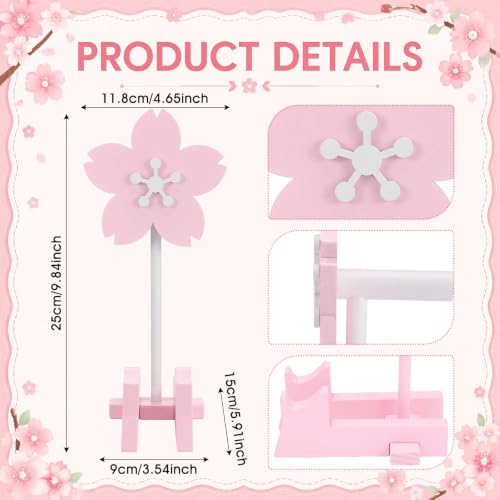 Mifoci Pink Sakura Headphone Stand with Gaming Controller Holder - Image 3