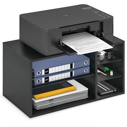 Desktop Printer Stand with Paper Storage Large Printer - Image 2