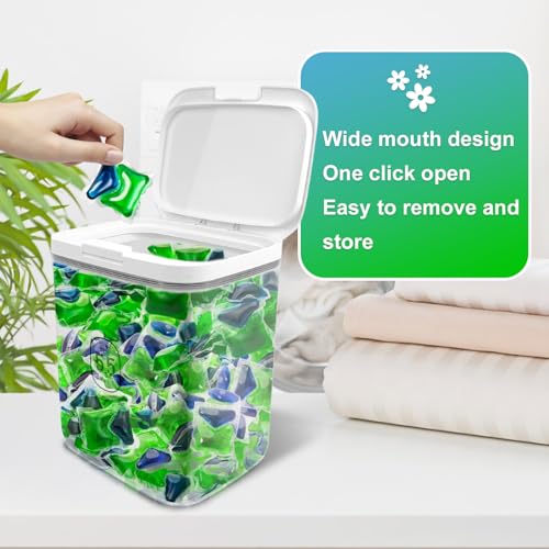 5.5L Large Capacity Container With One-Press Lid - Laundry - Image 7