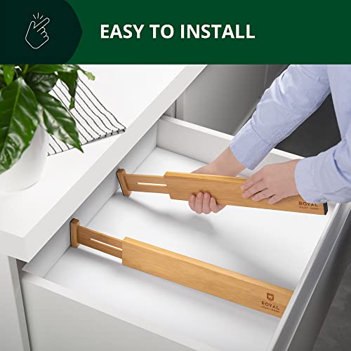 Bamboo Drawer Dividers Organizers, Adjustable Drawer | All Products - Image 4