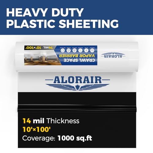 ALORAIR 14 mil Crawl Space Vapor Barrier 10' x 100' - Image 3