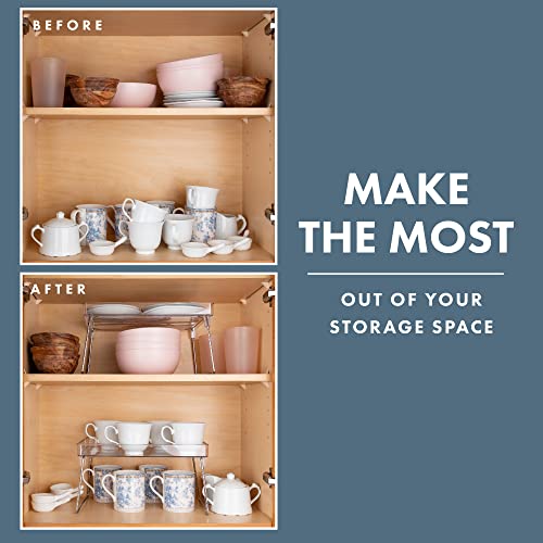Masirs Clear Stackable Shelf, Easily Organize Your Kitchen - Image 4