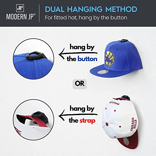 Adhesive Hat Hooks for Wall (16-Pack) - Hat Rack | Home Organization - Image 5