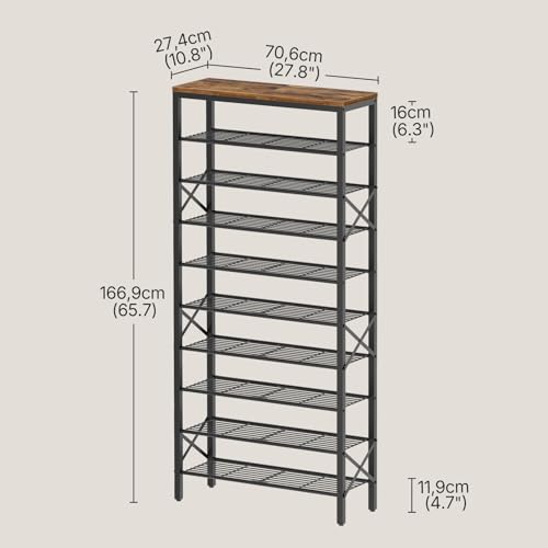 YATINEY 10 Tier Shoe Rack, Large Capacity Shoe Stora | All Products - Image 4