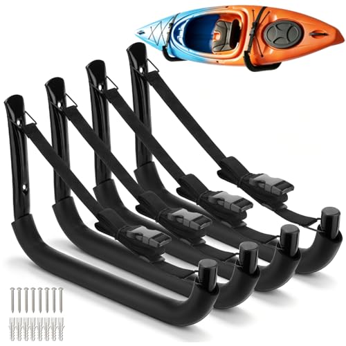 Kayak Storage Rack, Heavy Duty Wall Mount Kayak Hanger - Image 2