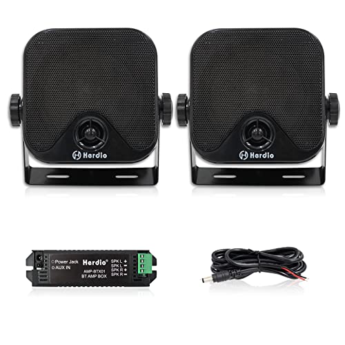 Herdio 4 Inches Heavy Duty Waterproof Boat Marine Bluetooth - Image 2