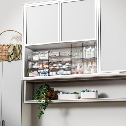 Yieach 2 Pack Clear Stackable Storage Drawers,4.4'' | All Products - Image 6