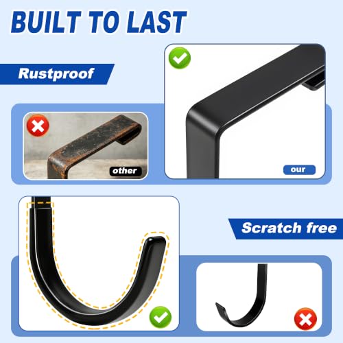 BEISE Bike Hooks for Overhead Garage Storage Rack, Garage - Image 5