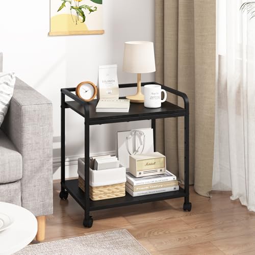 21"x15.8" Large Printer Stand with Storage, 2-Tier Under - Image 8