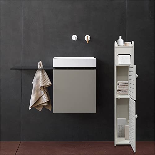 Small Bathroom Storage Cabinet, Slim Toilet Paper | Home Organization - Image 3