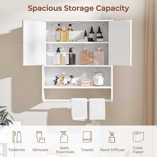Yaheetech 24" Bathroom Wall Storage Cabinet Over Toilet - Image 6
