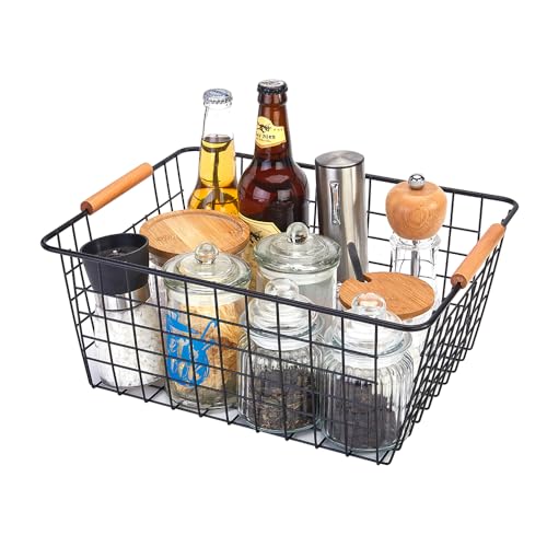 LeleCAT Large black wire basket for Organizing with | All Products - Image 5