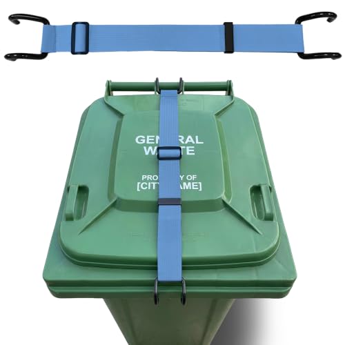 ANKS Bear&Raccoon Proof Trash Can Lock - Heavy Duty Metal Hook - Image 2
