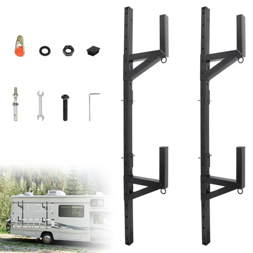 Adjustable Side Mount Trailer Ladder Rack for Enclosed - Image 2