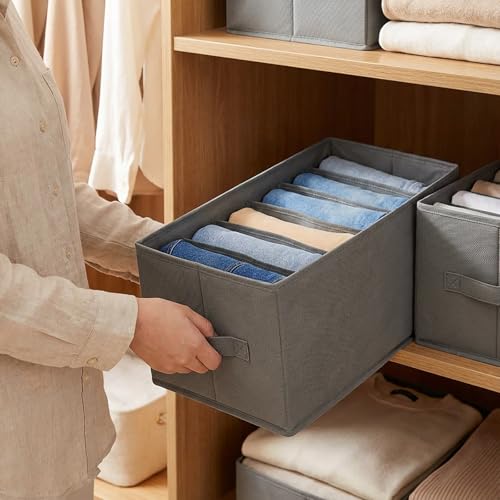 Nicunom 6 Pack Wardrobe Clothes Organizer, 6 Grids | Home Organization - Image 6