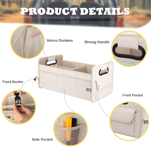 Car Trunk Organizer for SUV, Car Storage Organizer | Home Organization - Image 3