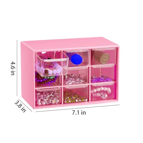 Small Drawer Organizer for Desk, 7.1" x 3. 8" x 4.6" Mini Desktop - Image 4