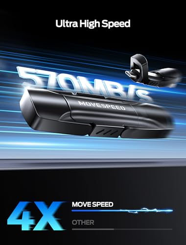 MOVE SPEED 128GB USB Drive, 570MB/S Read Speed External SSD - Image 3