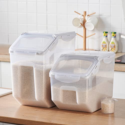 10 Liter / 20 lbs Rice Storage Container with Measuring - Image 5