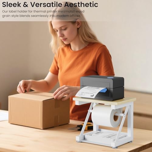 Label Holder for Rolls and Fan-fold Labels, Heavy Duty Metal - Image 5