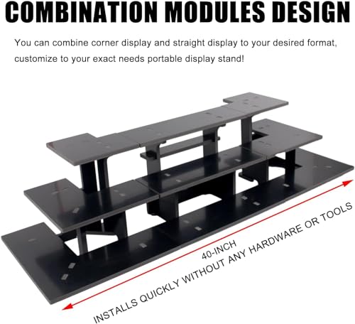 3 Tier Staight Retail Table Display Stands Farmers Market Display - Image 4