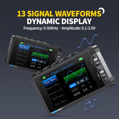 FNIRSI DS215H 2-in-1 Handheld Oscilloscope 50MHz, 2 Channel - Image 7