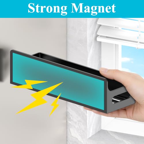 HuggieGems Magnetic Water Bottle Holder for Fridge Black, 4 Pack - Image 6