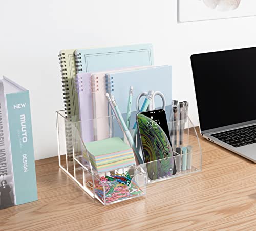 My Space Organizers Clear Acrylic Desk Oganizer, 9 C | All Products - Image 6