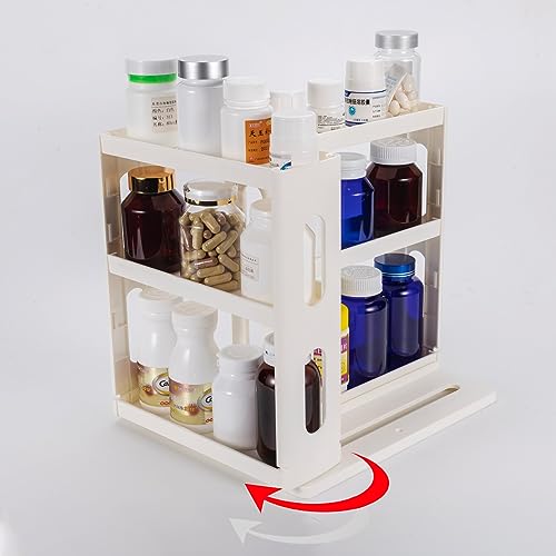 Dutiplus 3-Tier Medicine Organizer for Cabinet - Image 2