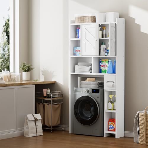 Over the Toilet Storage Cabinet, Freestanding Storage - Image 5