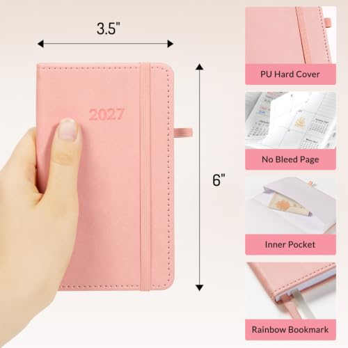 Forvencer Pocket Planner 2027,Small Weekly Monthly Planners - Image 6
