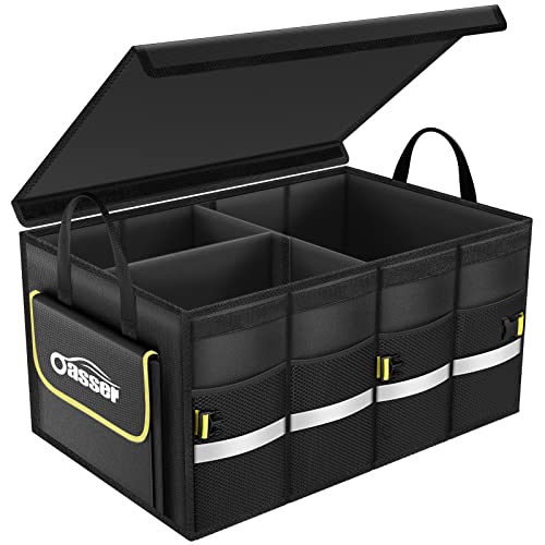 Oasser Car Trunk Organizer with Foldable Soft Lid, 55L 3 - Image 2