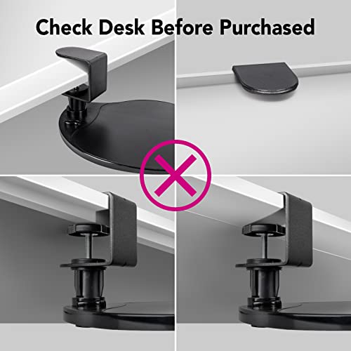 EHO Clamp-On Mouse Platform with Gel Wrist Rest, 360 | All Products - Image 7