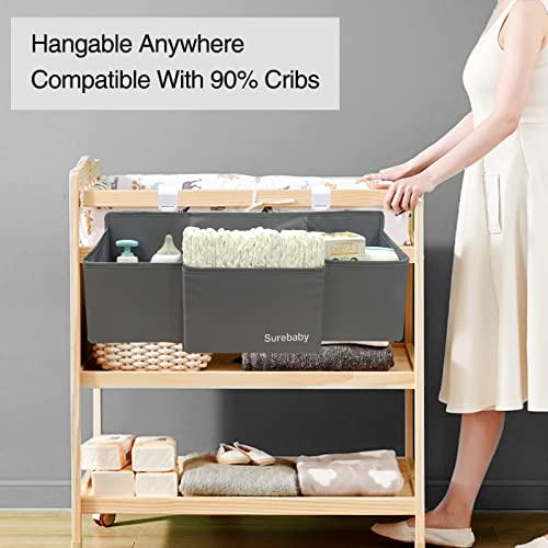 Hanging Baby Diaper Caddy, 3-in-1 Diaper Caddy Organizer - Image 7