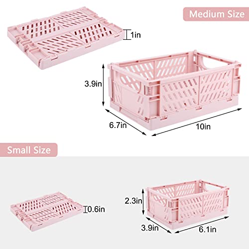 4 Pack Collapsible Small Storage Bins and Baskets, D | All Products - Image 6