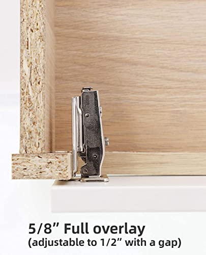 DecoBasics (2 PCS) Full Overlay Soft Close Cabinet Hinges - Image 6